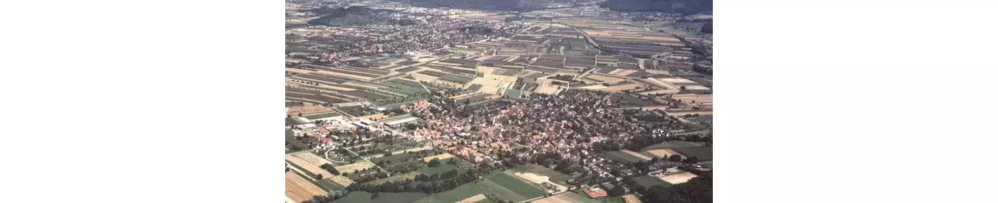 Luftbild auf Denzlingen