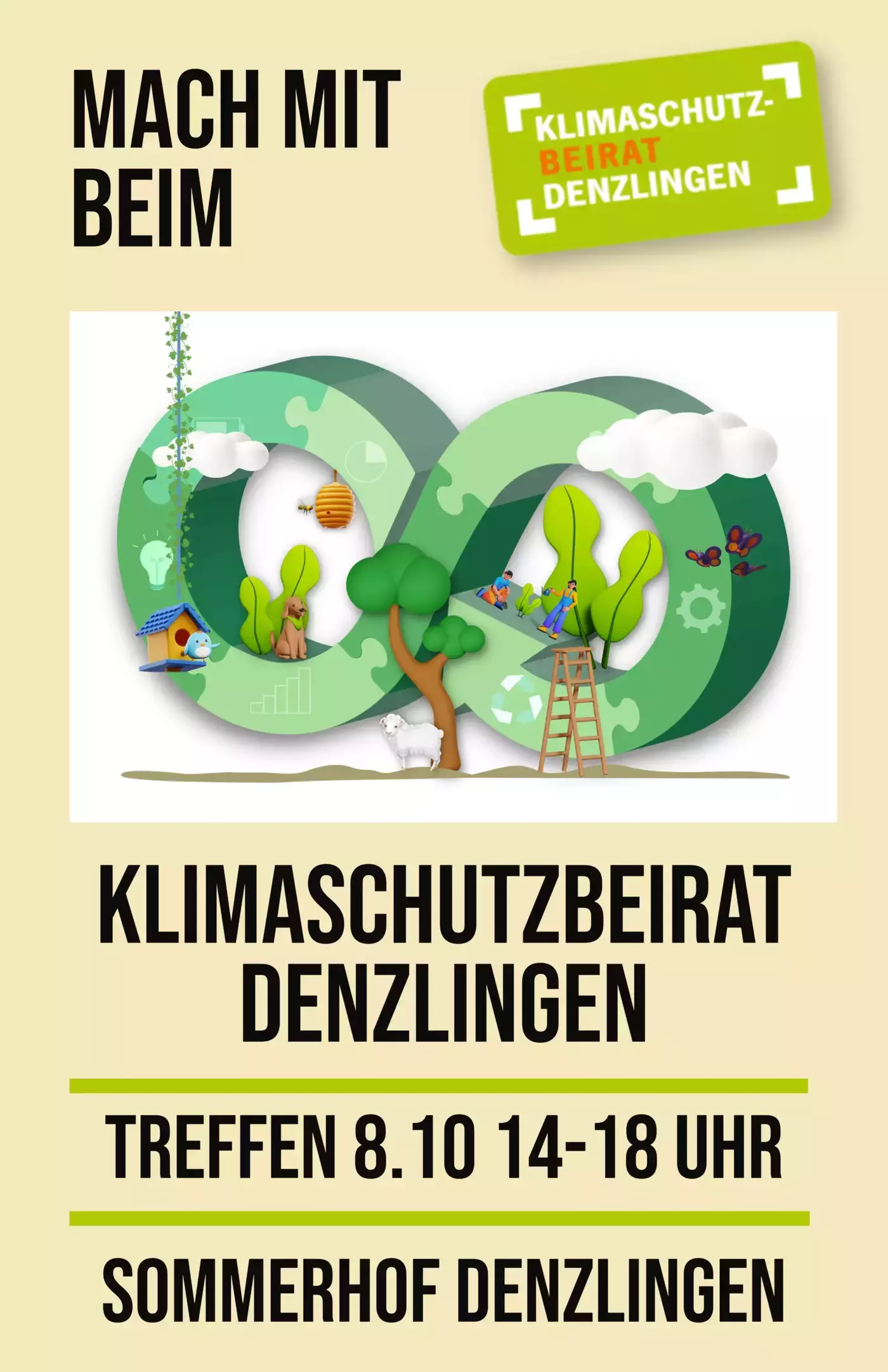 Der Klimaschutzbeirat ldt zum nchsten offenen Treffen im Oktober ein,.