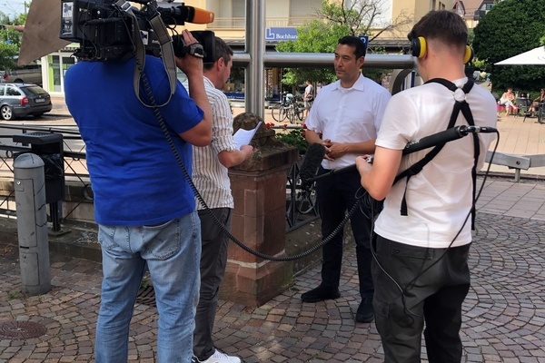 Interview mit ZDF WISO und Bürgermeister Markus Hollemann Interview mit ZDF WISO und Bürgermeister Markus Hollemann