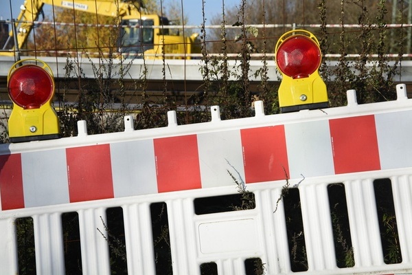 Baustellenabsperrung Baustellenabsperrung