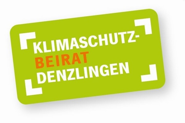 Logo Klimaschutz mit weiß-oranger Schrift auf grünem Hintergrund Logo Klimaschutz mit weiß-oranger Schrift auf grünem Hintergrund