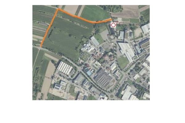 Luftbild Regenklärbecken Geringfeldele Luftbild Regenklärbecken Geringfeldele