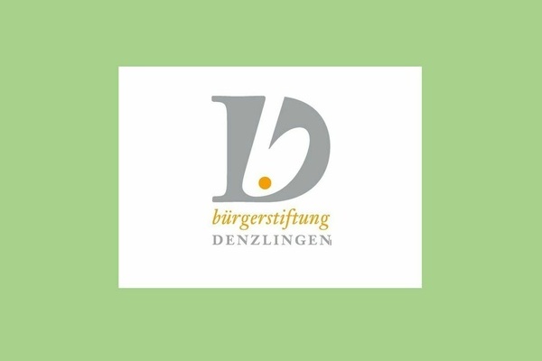 Logo der Bürgerstiftung Denzlingen auf grünem Untergrund Logo der Bürgerstiftung Denzlingen auf grünem Untergrund