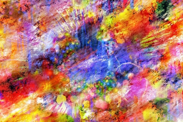 Buntes, abstraktes Gem&auml;lde