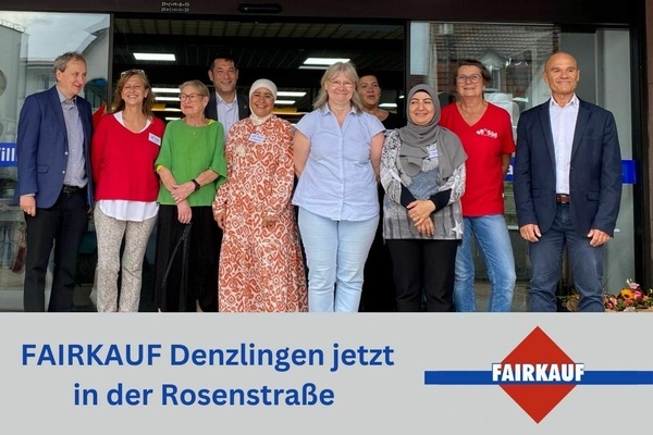 Das FAIRKAUF Secondhand-Kaufhaus ist in die Rosenstrae 17 in Denzlingen umgezogen.