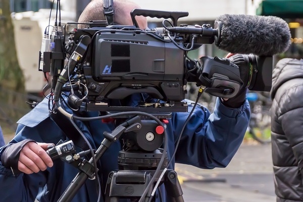 Kamera bei Dreharbeiten Kamera bei Dreharbeiten