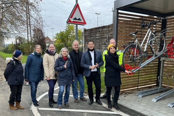 An der neuen Sammelschlieanlage im Spitalweg, Hhe Landecker Strae in Denzlingen