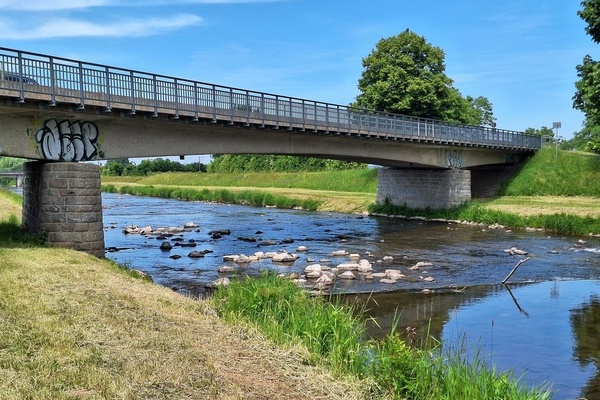 Elzbr&uuml;cke L110 zwischen Denzlingen und Sexau. Foto: Regierungspr&auml;sidium Freiburg