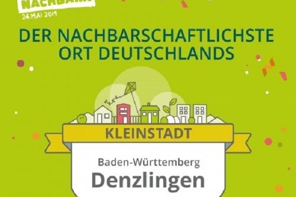 Denzlingen, die nachbarschaftlichste Kleinstadt Deutschlands Denzlingen, die nachbarschaftlichste Kleinstadt Deutschlands