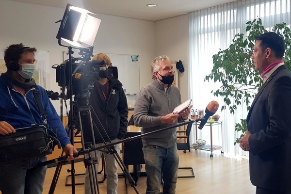 Zdf im Interview mit Bürgermeister Markus Hollemann