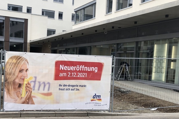 Er&ouml;ffnung dm-Markt