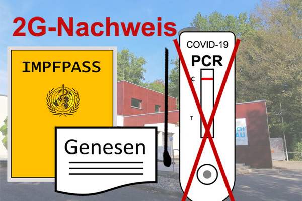 Einlass in MACH' BLAU mit 2G Einlass in MACH' BLAU mit 2G