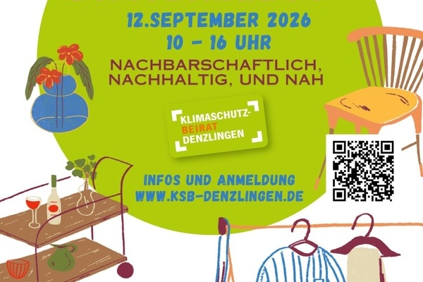 Plakat Drfflohmarkt
