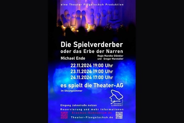 Flyer: Theater Flgelschuh: Die Spielverderber oder das Erbe der Narren